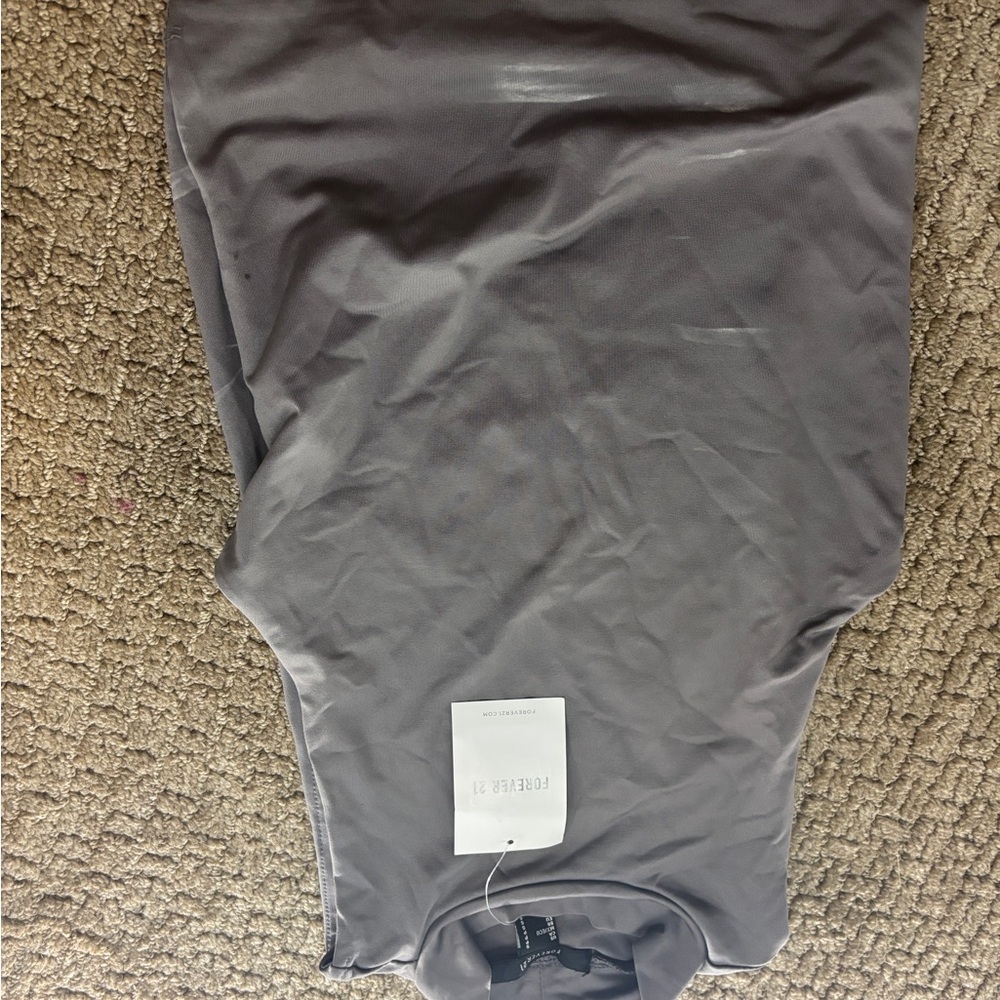 Gray Women's Crop Top